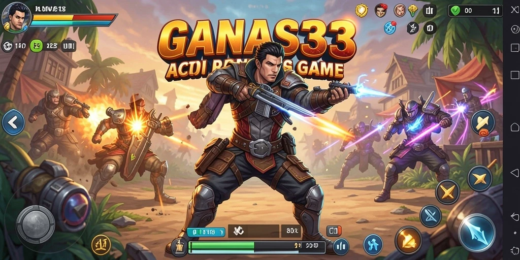 Screenshot gameplay menampilkan aksi seru dalam petualangan ARPG