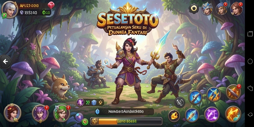 Screenshot gameplay SESETOTO yang menampilkan aksi petualangan yang mendebarkan.