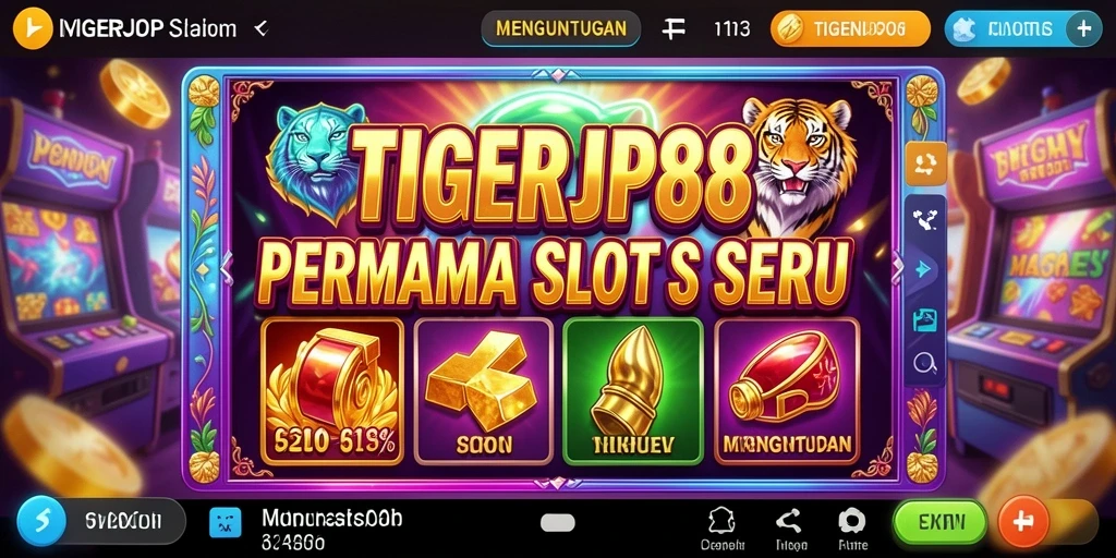 Gameplay TIGERJP88 yang penuh warna dan seru.